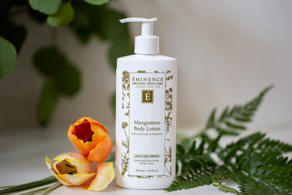 Eminence Mangosteen Body Lotion flatlay