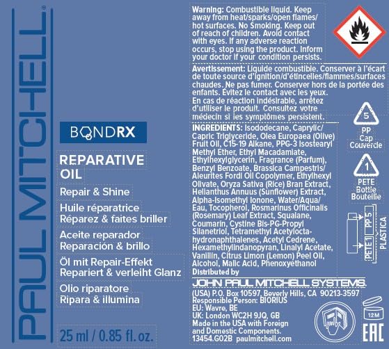 Paul Mitchell Bond Rx Reparative Oil