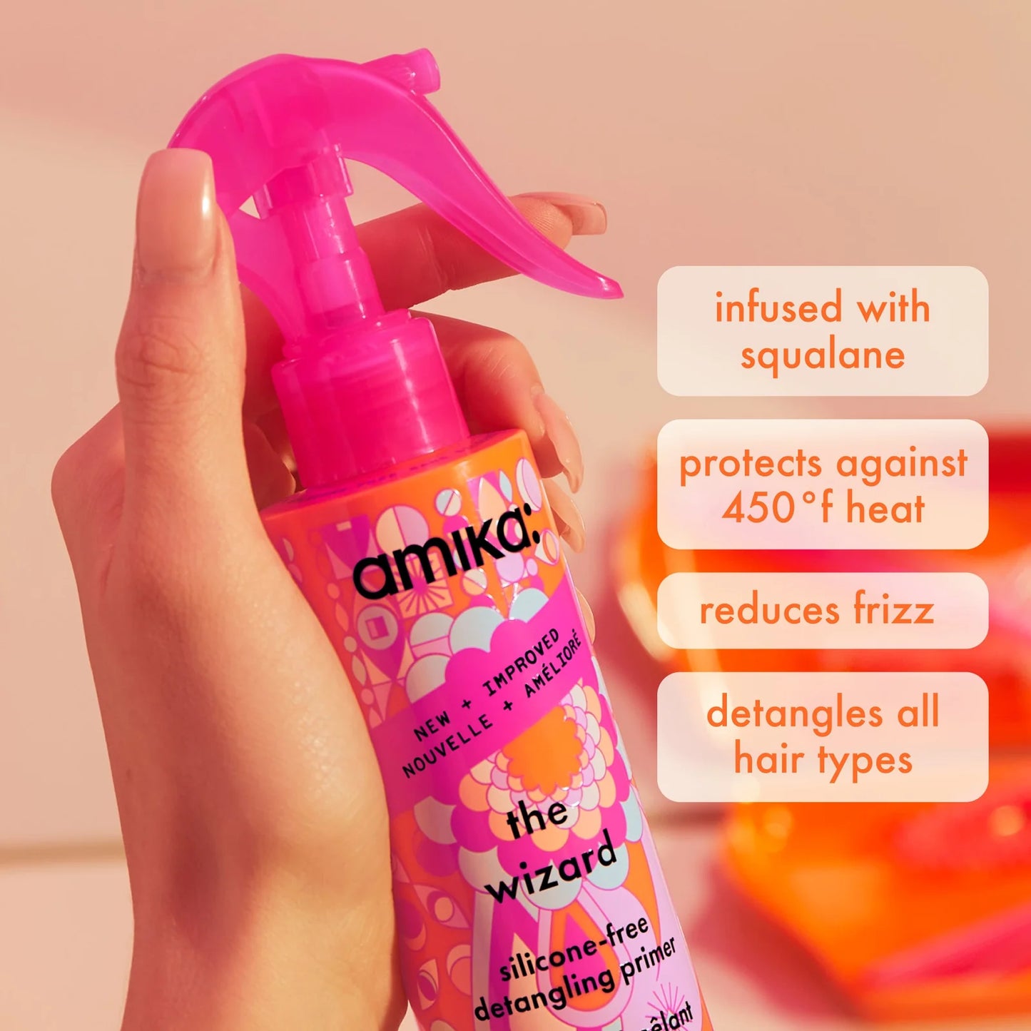 Salon Blissful-Amika The Wizard Silicone-Free Detangling Primer-perks