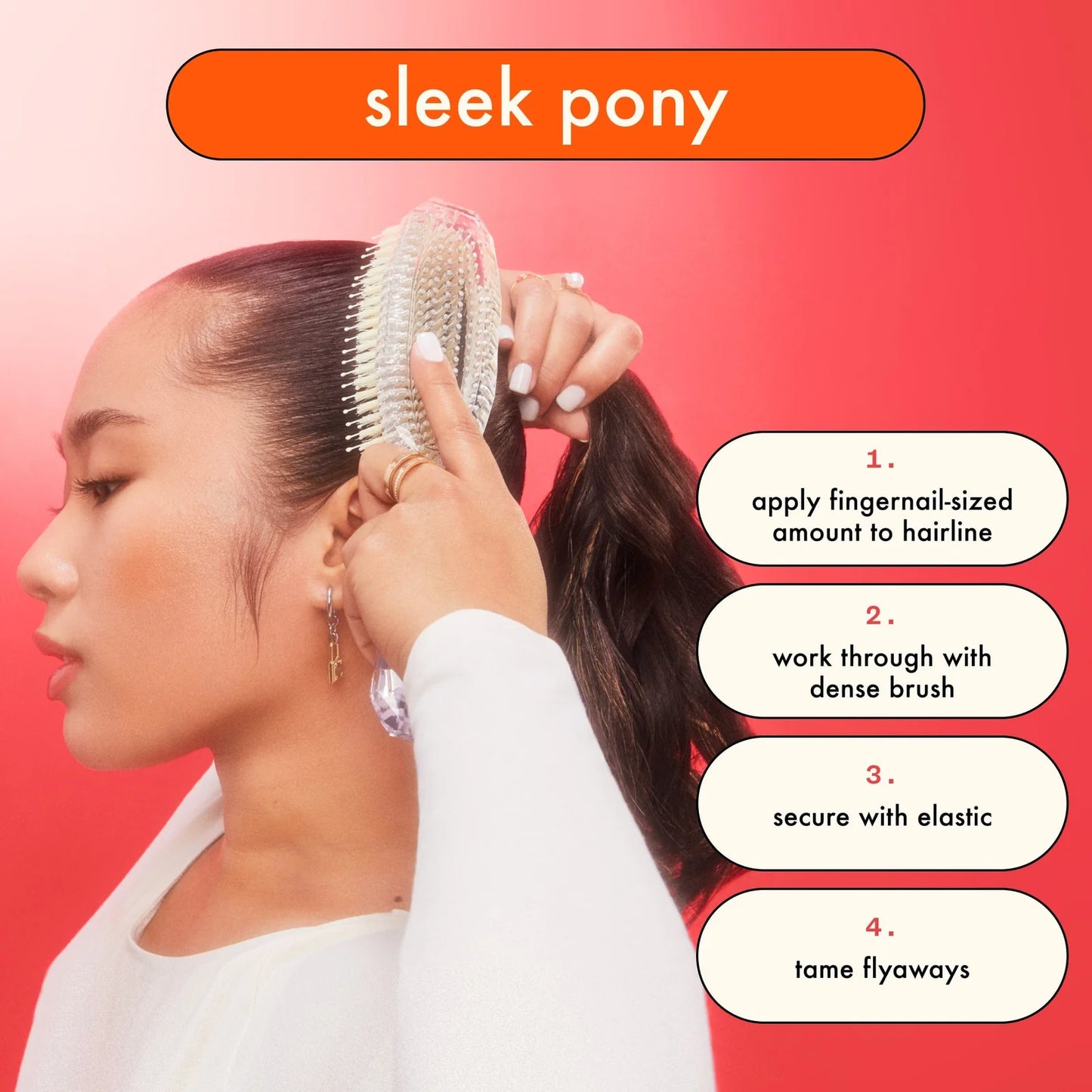 Amika On Lock High Hold Wax sleek ponytail