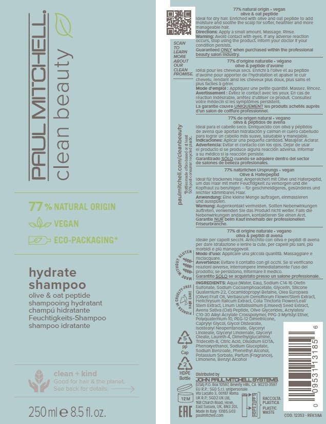 Paul Mitchell Clean Beauty Hydrate Shampoo