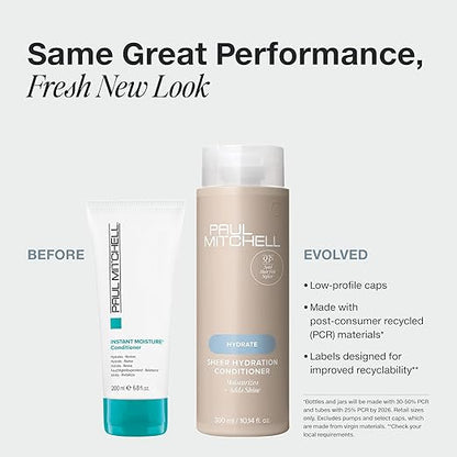 Paul Mitchell Sheer Hydration Conditioner, Moistures + Adds Shine, For Dry Hair,